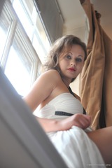 Tina In White Dress 05