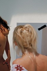 Lonnie & Avery Adams share a naughty nude painting session 00