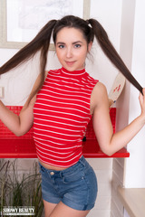 Long Haired Girl Posing 01